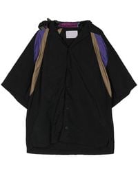 Kolor - Camisa Con Diseño Colour Block Y Capucha - Lyst