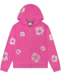 DENIM TEARS - Swarovski Wreath "pink" ジップパーカー - Lyst