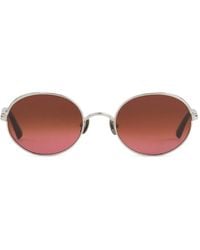 Matsuda - Engraved Round-Frame Sunglasses - Lyst