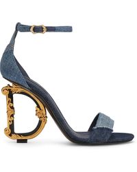 Dolce & Gabbana - Dgヒール 105Mm サンダル - Lyst