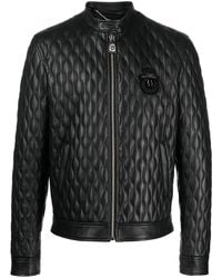 Billionaire - Quilted Leather Jacket - Lyst