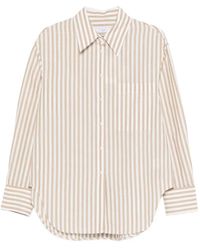 IRO - Azaloa Striped Cotton Blouse - Lyst