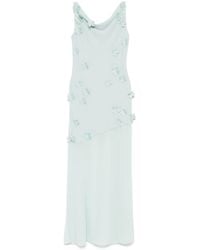 ROTATE BIRGER CHRISTENSEN - Maxi Waterfall Dress - Lyst