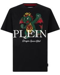 Philipp Plein - Round Neck T-Shirt Plein Dragon Stones - Lyst