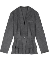 JNBY - Blazer En Laine À Basques Superposées - Lyst