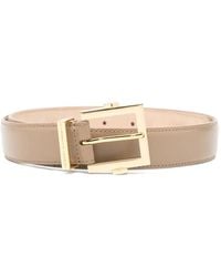 Elisabetta Franchi - Logo-Plaque Buckle Belt - Lyst