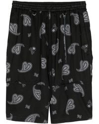 MASTERMIND WORLD - Paisley-Print Bermuda Shorts - Lyst