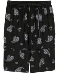 MASTERMIND WORLD - Paisley-Print Bermuda Shorts - Lyst