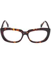 Max Mara Eyewear - Lunettes De Vue À Monture Rectangulaire - Lyst