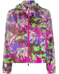 Moncler - Severau Floral-Print Jacket - Lyst