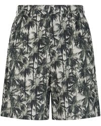 ARMANI EXCHANGE - Graphic-Print Shorts - Lyst