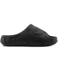 A Bathing Ape - Camo Embossed Slides - Lyst