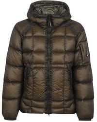 C.P. Company - Gesteppte D.D-Shell Kapuzenjacke - Lyst
