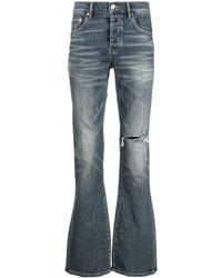 Purple Brand - P004 Low-rise Flared Jeans - Lyst
