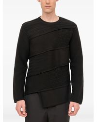 COMME DES GARÇON BLACK - Pullover mit Rundhalsausschnitt - Lyst