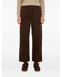 PARIENTE - Sara Suede Trousers - Lyst