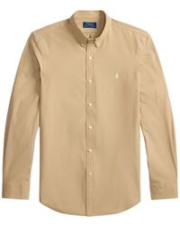 Polo Ralph Lauren - Slim Fit Stretch-Poplin Shirt - Lyst