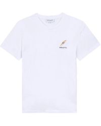 Maison Labiche - Embroidered-Detail T-Shirt - Lyst