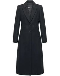 Patrizia Pepe - Fly-Detail Lapel-Collar Coat - Lyst