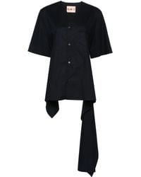 Plan C - Short-Sleeve Cotton Shirt - Lyst