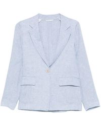 Peserico - Single-Breasted Blazer - Lyst