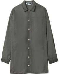 Sunnei - Wool Longline Shirt - Lyst
