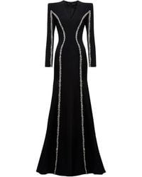 Jenny Packham - Ghost Orchid Embellished Long-Sleeve Maxi Dress - Lyst