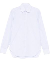 Barba Napoli - Striped Round-Collar Shirt - Lyst