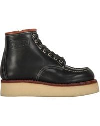 KENZO - Leather Ankle Boots - Lyst
