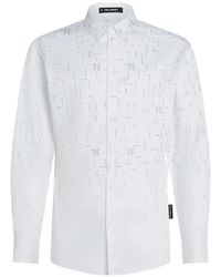 KARL LAGERFELD - Monogram Rhinestone Shirt - Lyst