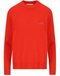 Giada Benincasa - Heart-Embroidered Cashmere Sweater - Lyst