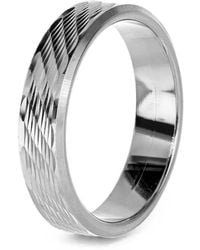 Desmo - Mb 02 Wave-Engraved Band Ring - Lyst