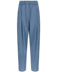 Brunello Cucinelli - Monile Elasticated Trousers - Lyst