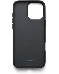 Prada Saffiano Leather Iphone 11 Pro Case in Black for Men | Lyst