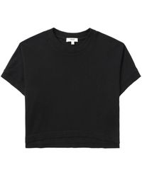 Agolde - Cropped-T-Shirt mit rundem Ausschnitt - Lyst