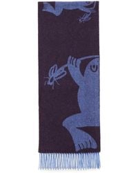 Henrik Vibskov - Bug Press Jacquard-Knit Scarf - Lyst