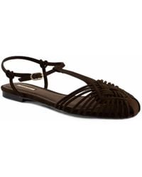 Corina - Woven Caged Sandals - Lyst