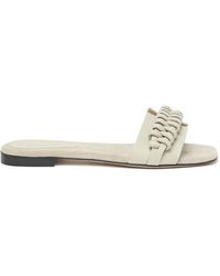 Peserico - Ruched-Detail Slides - Lyst