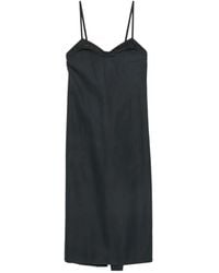 Carven - Open-Back Silk Midi Dress - Lyst