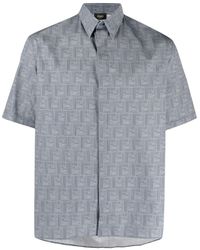 Fendi - Overhemd Met Print - Lyst