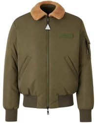 Moncler - Sherpa-Collar Bomber Jacket - Lyst