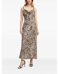 Guess - Maxikleid Mit Leoparden-Print - Lyst
