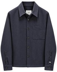BE ABLE - Leroy Pinstripe Shirt Jacket - Lyst