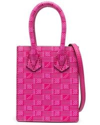 Moreau - Logo-Print Leather Shoulder Bag - Lyst