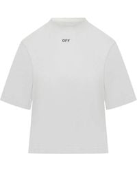 Off-White c/o Virgil Abloh - Camiseta con estampado floral - Lyst