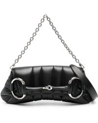 Gucci - Medium Horsebit Chain Shoulder Bag - Lyst