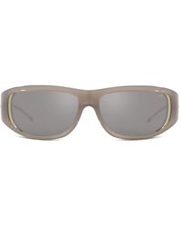 DIESEL - Occhiali Da Sole Con Placca Logo - Lyst