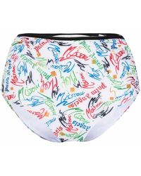 Palm Angels - X Missoni Scribble-logo Bikini Bottoms - Lyst