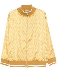 Gcds - Bomber Jacket With Logo Print And Zip Closure - Lyst