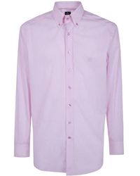 Etro - Logo-Embroidered Button-Down Shirt - Lyst